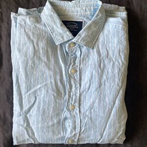 Men’s long sleeve linen shirt